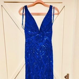 SCALA Prom Dress - 2022 Royal Blue Sz 8